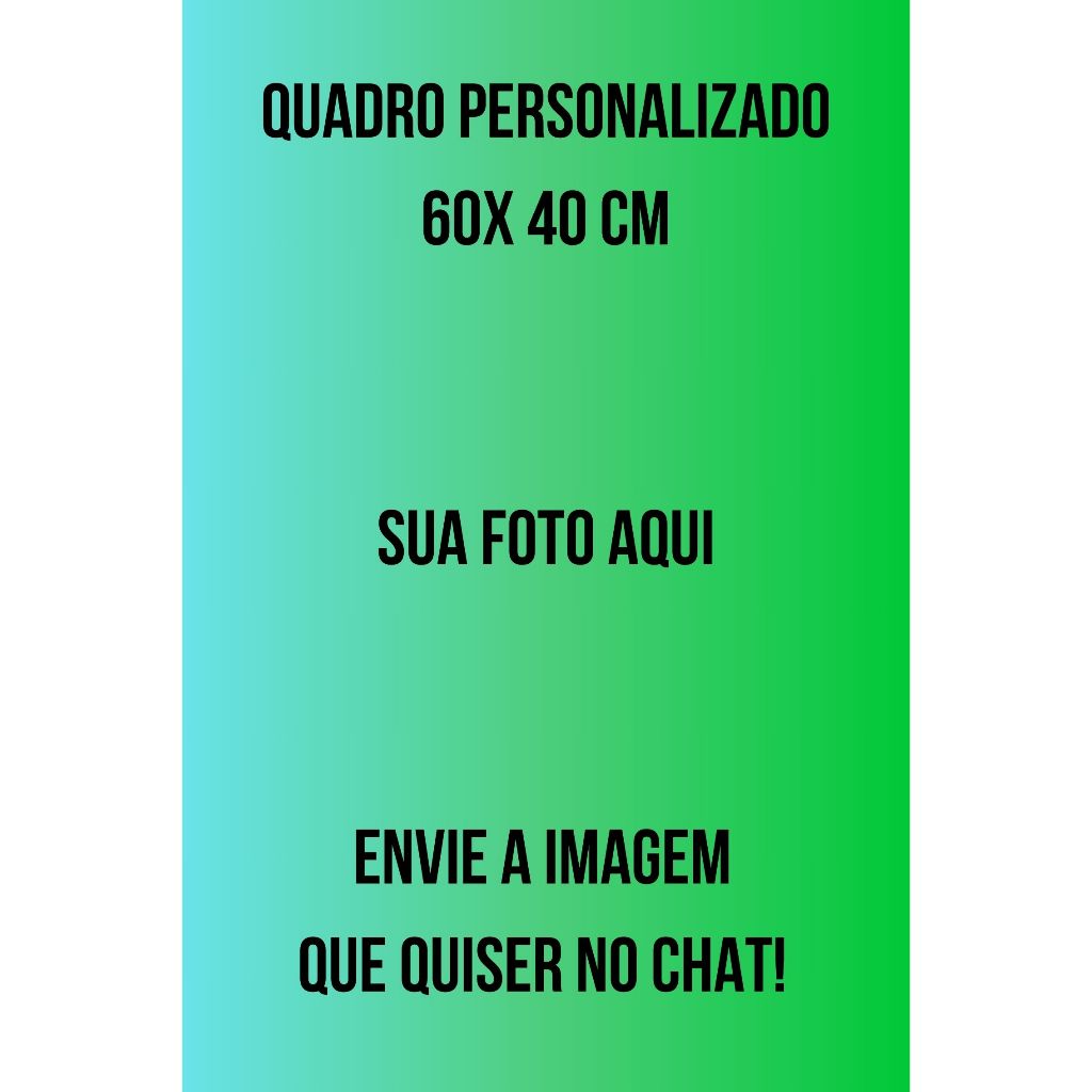 Quadro personalizado em mdf 60x40 cm - Impressão em vinil - Escolha qualquer imagem! - Decoração em Oferta na Shopee