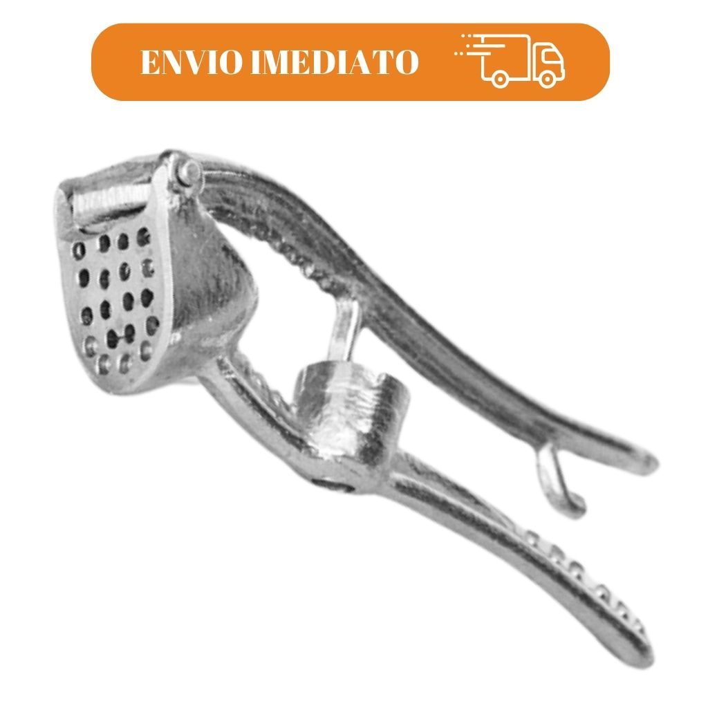 Espremedor de Alho em Alumínio Fundido - 5 utilidades