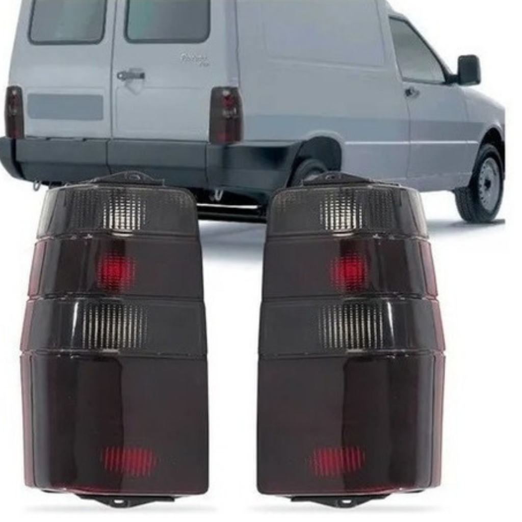 Lente Traseira Fiorino 1986/1997 Modelo Cibie Fume