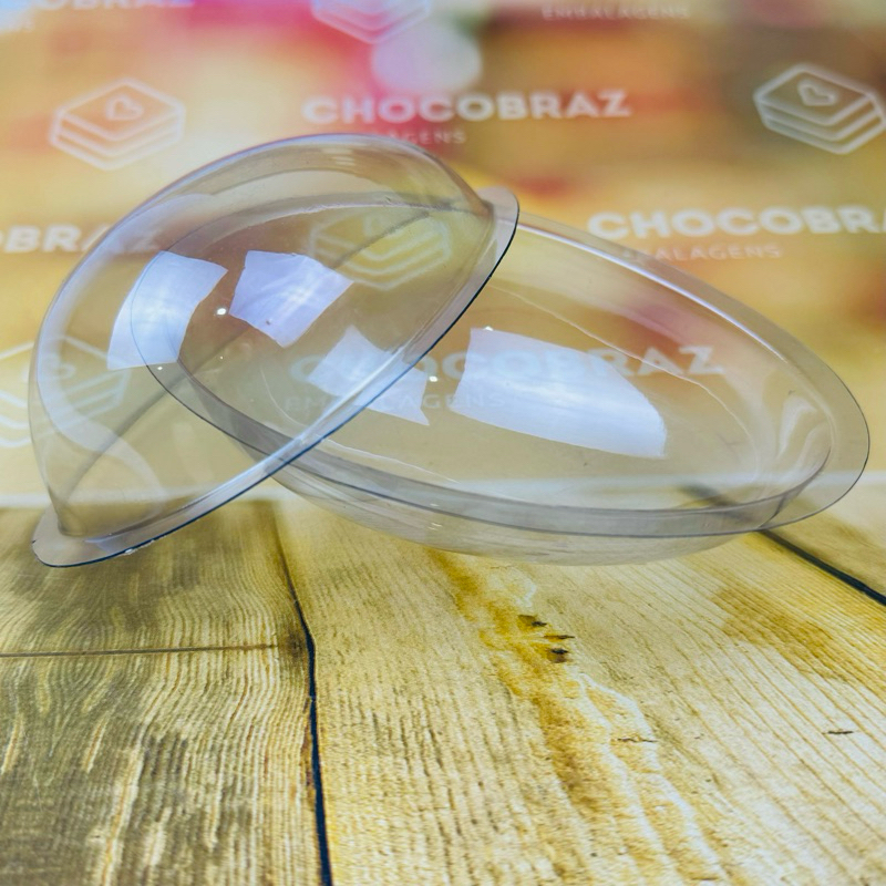 20~100 Blister Casca Ovo 250g  Blister para Ovo de Páscoa - Forma para ovo de chocolate - Berço para ovo (CHOCO) em Oferta na Shopee