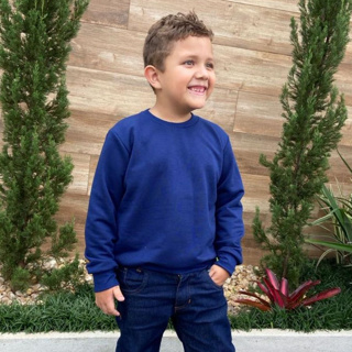 Blusa Manga Longa Moletom Moletinho Infantil Menino Segunda Pele em Oferta na Shopee