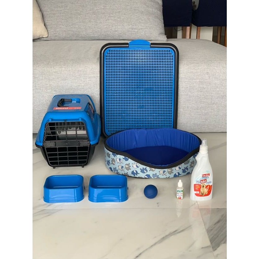 Kit Cama Europa Cachorro e gato Transporte Educador Xixi Sim/Não