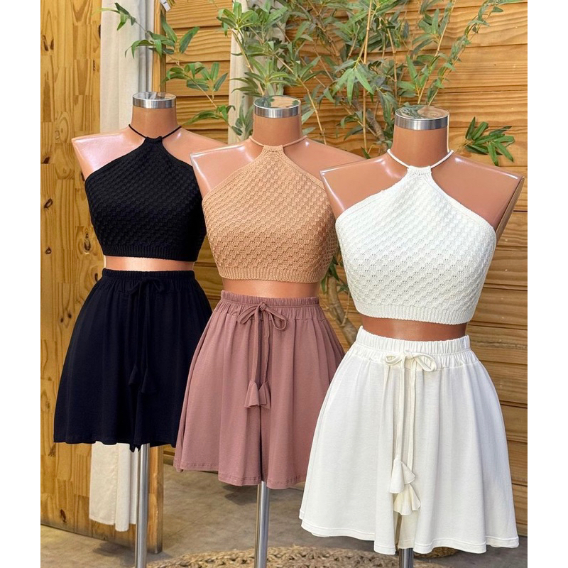 Kit 3 ou 2 Shorts Viscolycra Godê Levinho em Oferta na Shopee