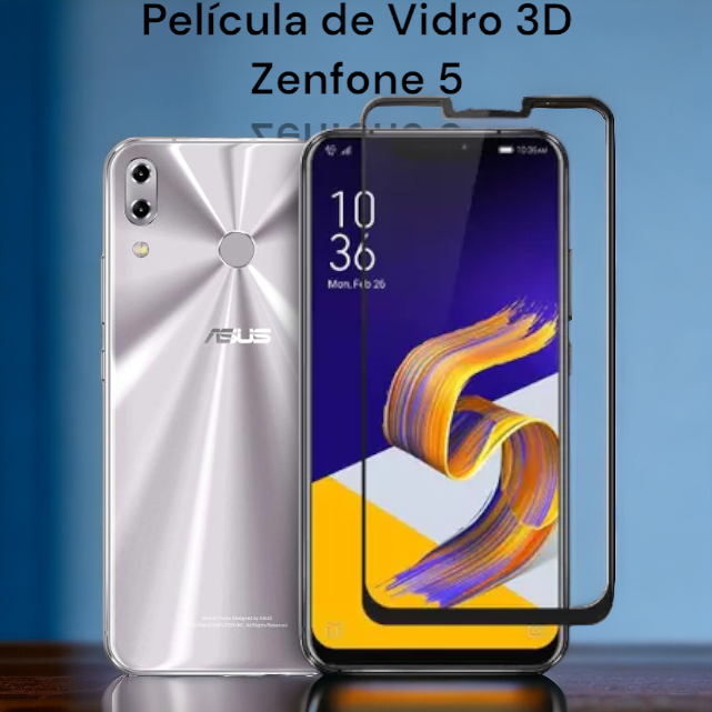 Película De Vidro 3D Para Zenfone 5