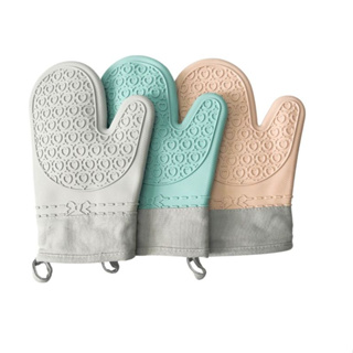 Luva Térmica De Forno E Fogão Para Cozinha Em Silicone Com Forro em Oferta na Shopee