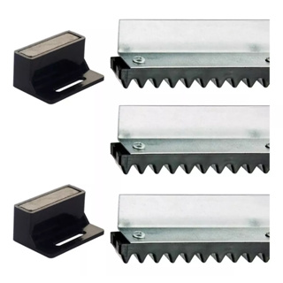 Kit 3 Metros Cremalheiras Motor De Portão Todas As Marcas mais 1 Par De Imãs em Oferta na Shopee