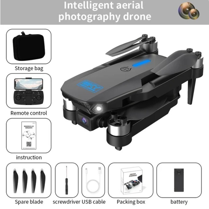 Mini Brushless Motor RC Drone, Drone de fluxo óptico, Versão atualizada do E88 MAX, Novo