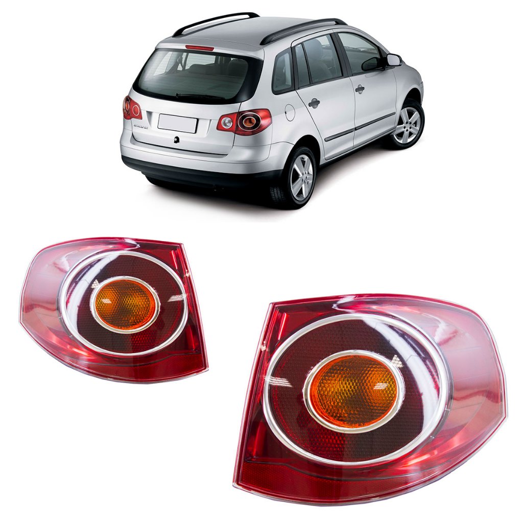 Lanterna Traseira Spacefox 2007 2008 2009 2010 Bicolor Canto Lente Acrilico - Spare Parts and Accessories for Vehicles