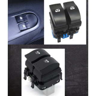 Botão Comando Vidro Eletrico Renault Megane II Scenic II Megane Grand Tour Azul ou Branco