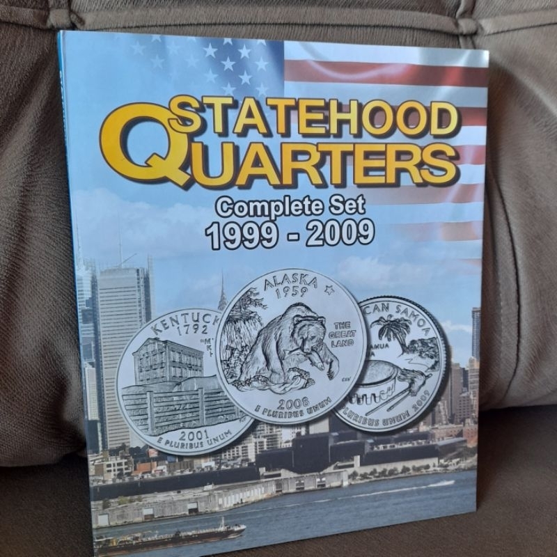 Álbum para moedas quartel dollar Estados de 1999 a 2009