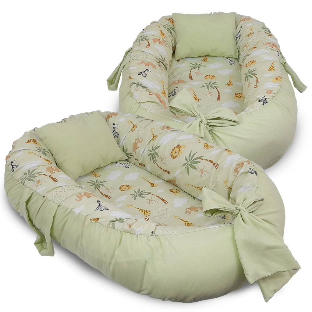 NINHO REDUTOR DE BERÇO E CAMA, COM TRAVESSEIRO PARA BEBE RECEM NASCIDO SERVINDO COMO APOIO PARA BEBE