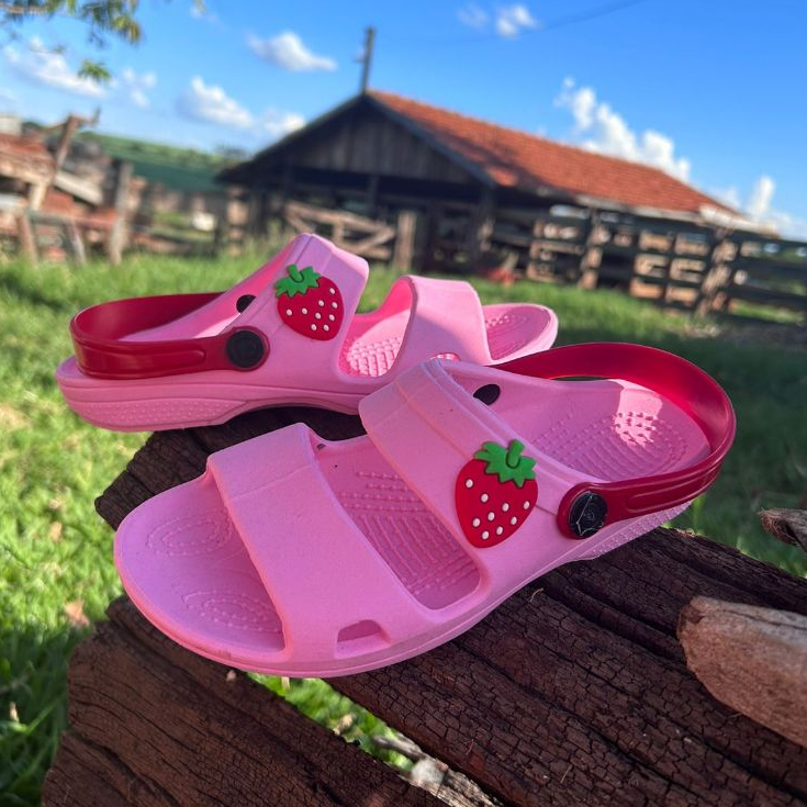 Sandália Infantil Papete Confortável Personagem Antiderrapante Escolar