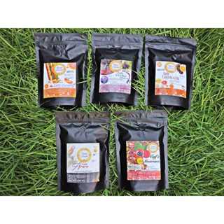 Kit 5 cafés especiais com torra clara ou 1,25kg