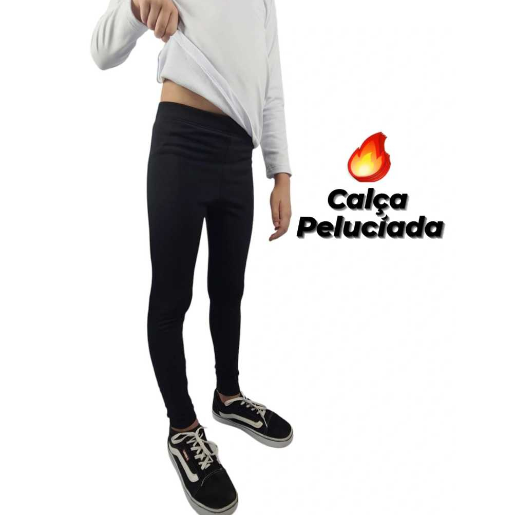 Calça Térmico Juvenil e infantil unissex para  Frio Intenso Extreme Calça em Oferta na Shopee