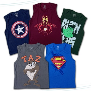 Kit 5 Camisetas Regata Infantil Juvenil do 4 ao 16 100% Algodão Estampas Sortidas Personagens em Oferta na Shopee