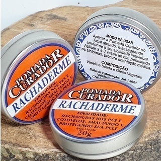 3 UN POMADA CURADOR RACHADERME -20g em Oferta na Shopee