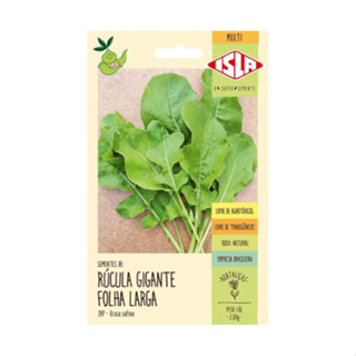 Sementes De Rucula  Gigante Folha Larga em Oferta na Shopee