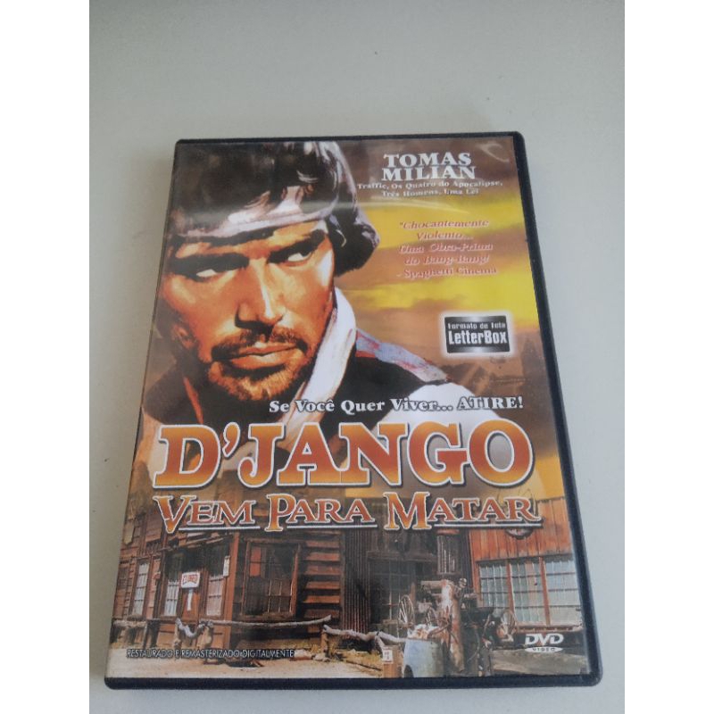 DVD filme d'jango vem para matar perfeito estado midia e capa