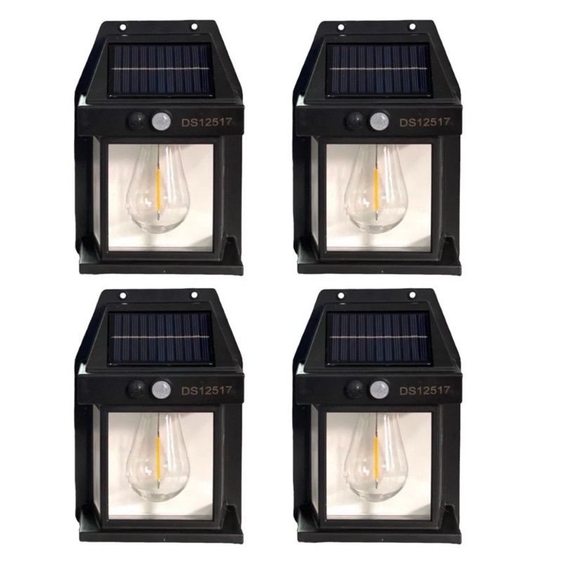 Luminaria Solar Com Movimento Sensor, 3 Modos De Iluminação, Luz Solar Impermeável, Energia Solar,
