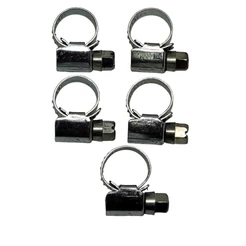 Abraçadeiras Metal Fita 9mm para Mangueiras 19x27 - 05 unidades
