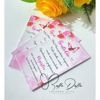 100 cartão agradecimento cliente em Oferta na Shopee