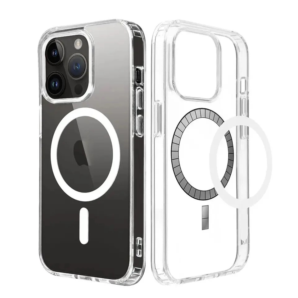 Capa Case Magsafe Apple iPhone 11 12, 13, 14, 15 Plus Pro Max Clear Ultra Hybrid