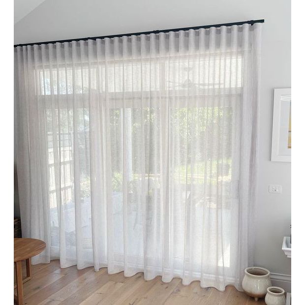 Cortina gaze de linho aba unica para quarto sala altura 2,80x4,00 largura