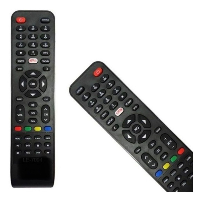 Controle Remoto Tv Philco LED Smart Tv Netflix Youtube Lk-7094