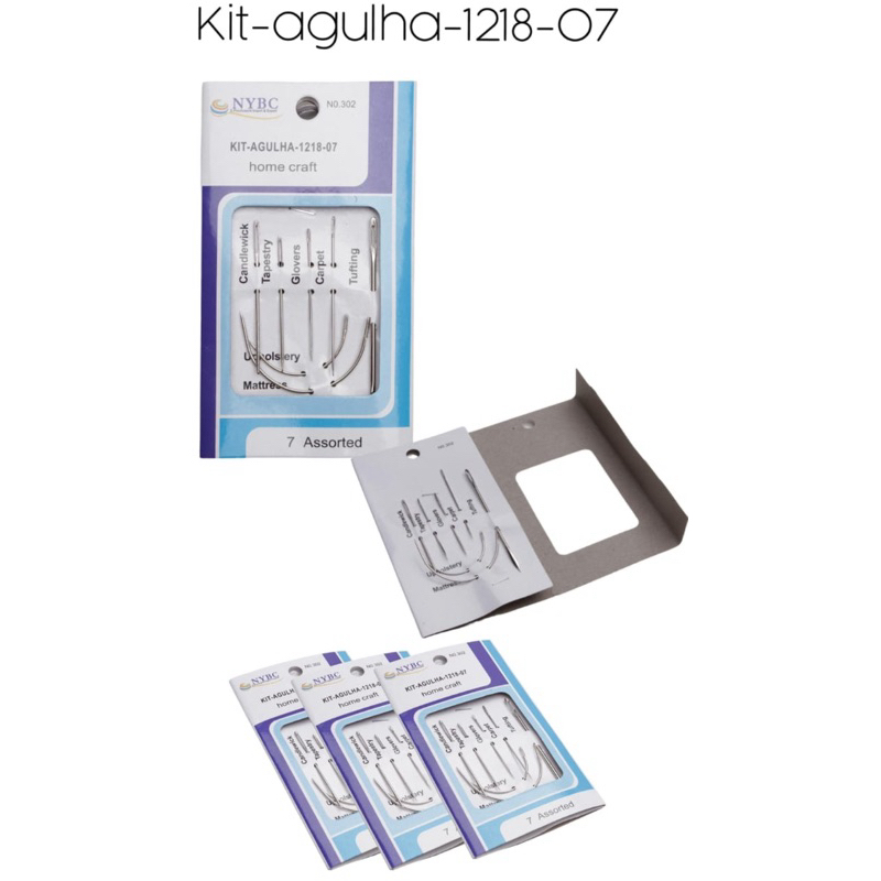 Kit Agulha 1218-07 com 7 Unidades em Oferta na Shopee