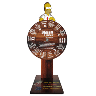 Roleta Doses Jogo Drink Castigos Bebidas Cantinho do Churrasco em Oferta na Shopee