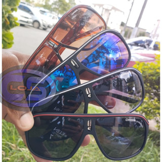 Óculos de Sol Carrera Clássico Barato Preto Aviador Com Estojo Masculino Feminino (Pequeno Detalhe)