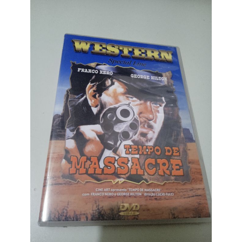 DVD filme tempo de massacre perfeito estado mídia e capa