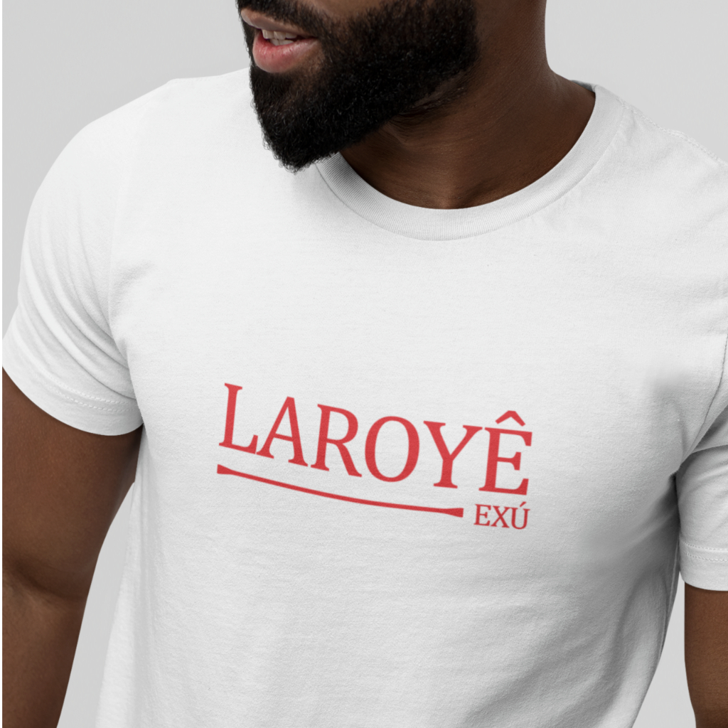 Camiseta Exú Laroyê Orixá Saudação Umbanda e Candomblé em Oferta na Shopee