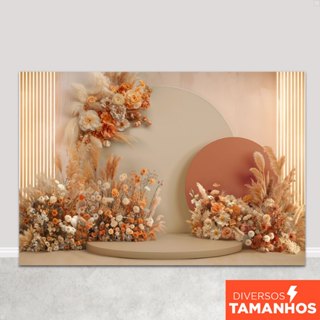 Fundo Fotográfico Floral Boho Cenário Dia das Mães Painel Em Tecido Sublimado para Foto em Oferta na Shopee