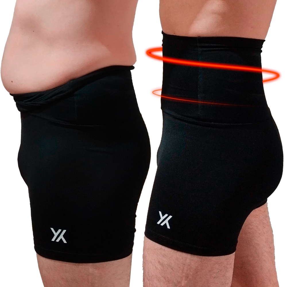 Bermuda Shorts Modelador Masculino Reduz Medida Da Barriga