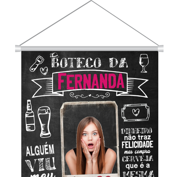 Banner PERSONALIZADO decoração aniversário Boteco Divertido em Oferta na Shopee