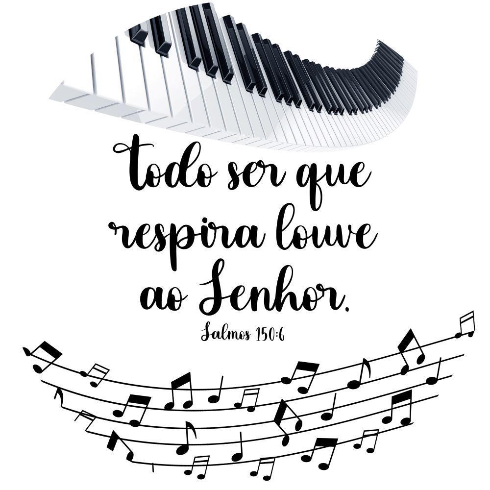 Painel de Festa Notas Musicais - Musical - Partitura - Redondo na Medida de 1,50m de Diametro Em Tecido Sublimado