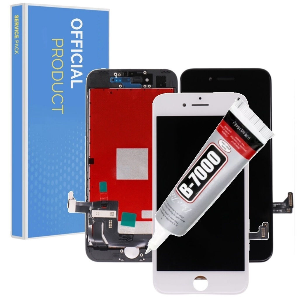 Tela Frontal Touch Display Compatível Com iPhone 7 Plus A1661 A1784 + Cola + 1 Ano Garantia!