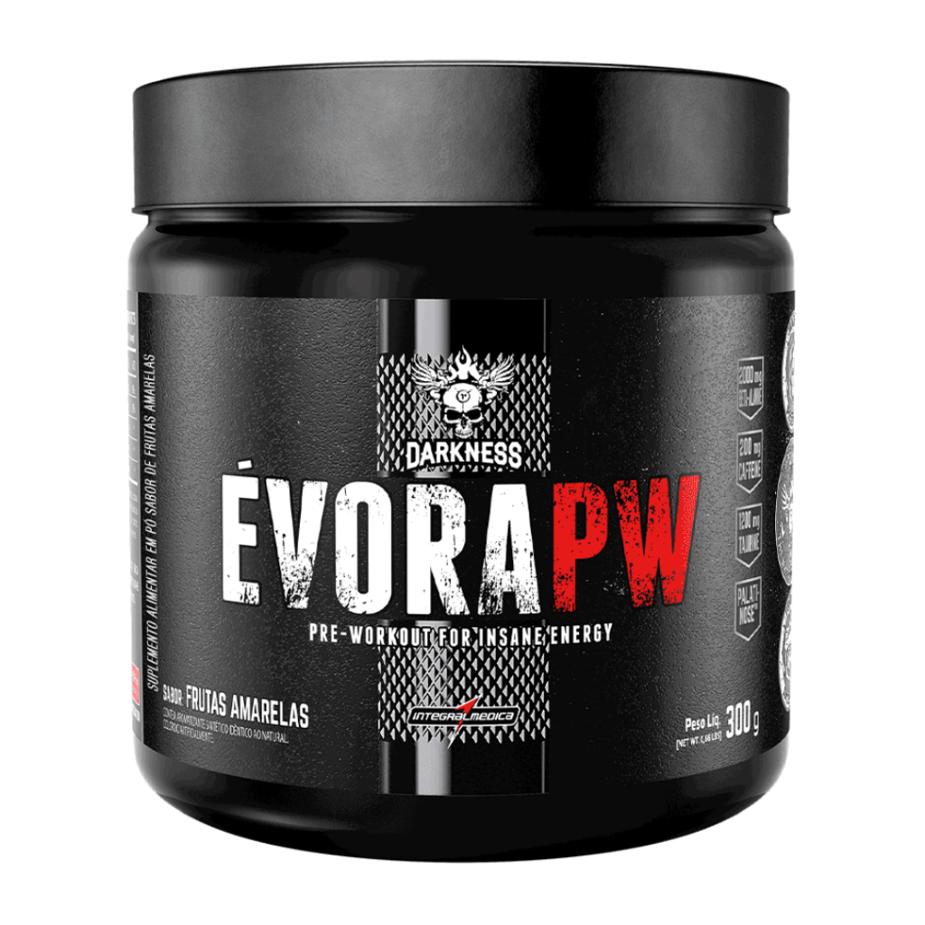 Evora PW Darkness Pre treino 300g - Integral médica