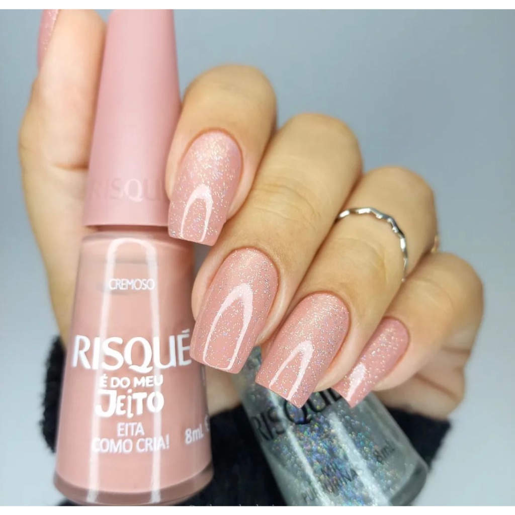 Kit 2 Esmalte Risque Eita Como Cria e As Mil Purpurinas em Oferta na Shopee