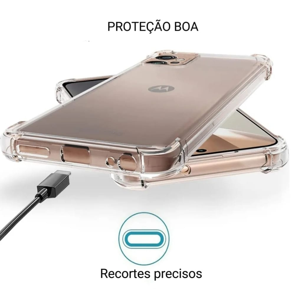 Capa capinha transparente silicone linha G Motorola ANTE QUEDA MOTO G5 Plus G5S Plus G6 G6 Plus G7 G7 Power G7 Play G8 G8 Plus G8 Play G8 power G8 Power lite G9 Power G9 Plus G10/G20/G30 G13/G23 G22 G31 G32 G41 G42 G52 G60 G62 G71 G72 G73 G200