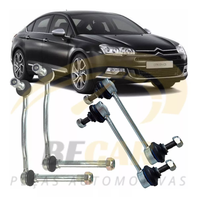 Kit Bieleta Estabilizadora Dianteira Traseira Citroen C5 C6