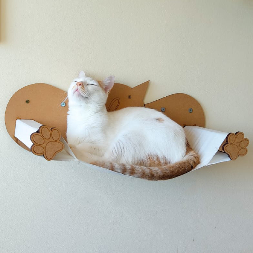 Caminha Gatos Suspensa Mdf Rede para Gatos e Gato Pequeno Caminha para Gato