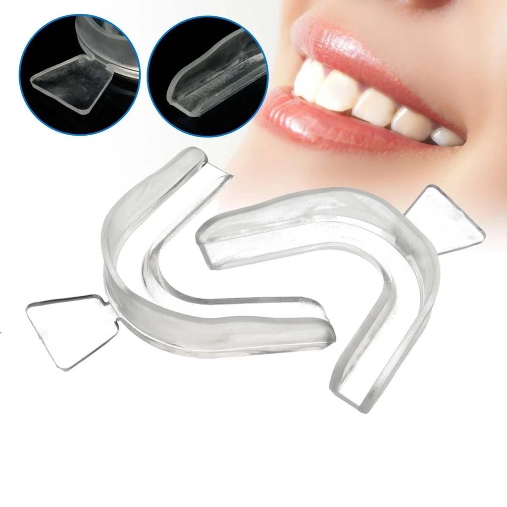 2 Placas Protetor Dental Termo Moldável Anti Brux Anti Ronco (1 Par)