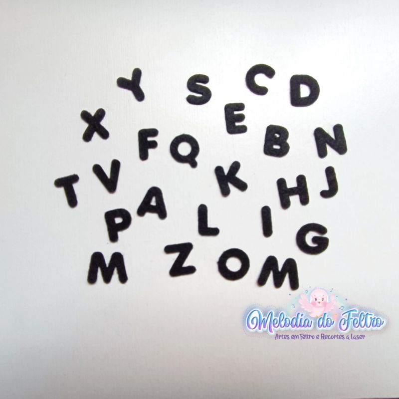 Recorte Alfabeto em feltro