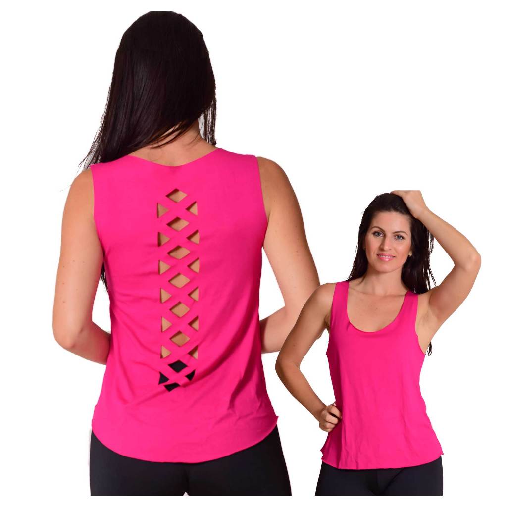 Regata Feminina Longa Tapa Bumbum Academia Fitness Corte a Laser Blusa Camiseta Treino Musculação Caminhada