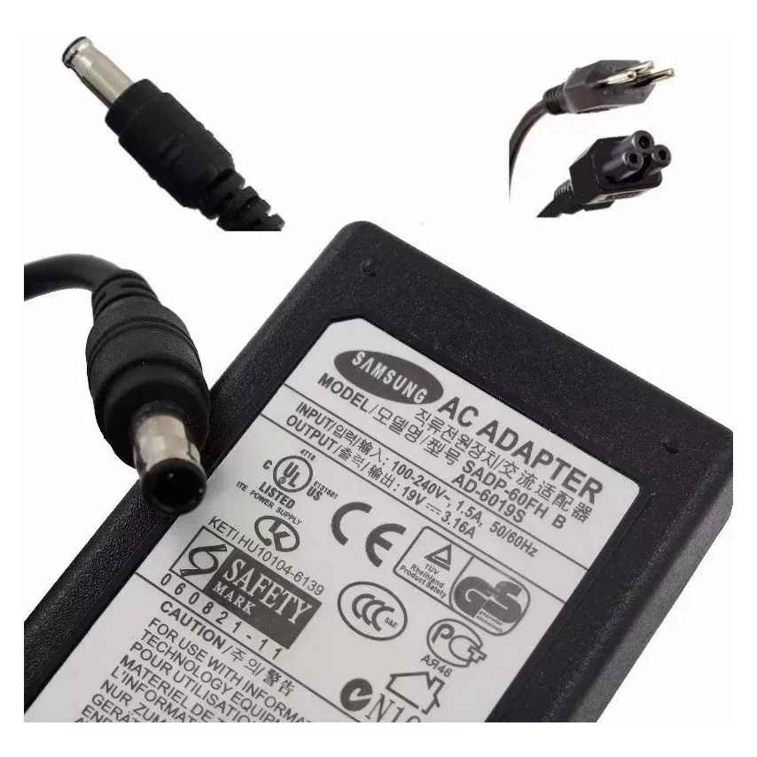 Fonte Original Notebook Samsung 19v3,16a Rv411 Rv415 Nc215