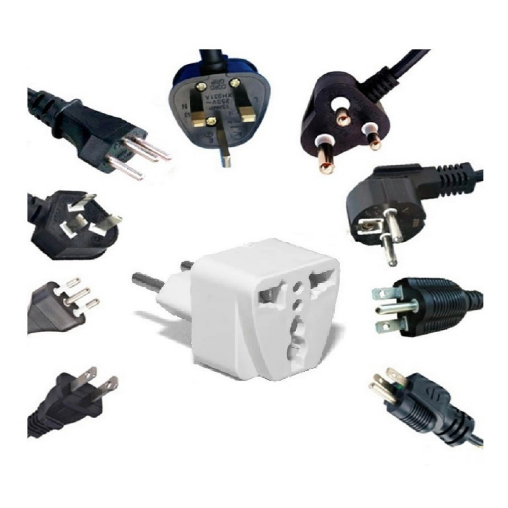 Adaptador Tomada Universal Padrão Europeu Uk Para Brasil em Oferta na Shopee