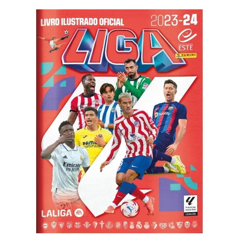 Lote 50 Figurinhas Diferentes La Liga Espanhola 2023/2024 - Sem Álbum