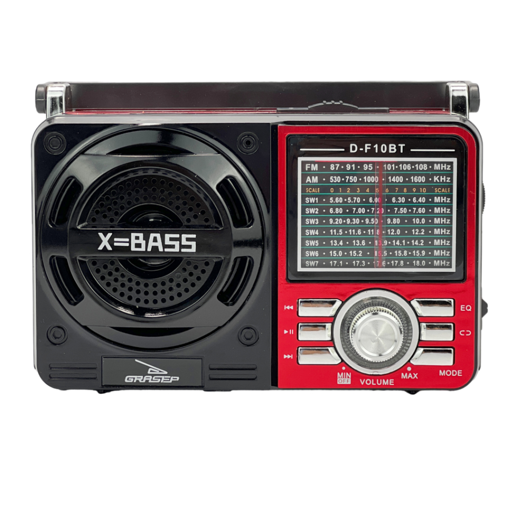 Rádio A Pilha E Tomada Am Fm Sw Pendrive Com Sd Radinho Usb